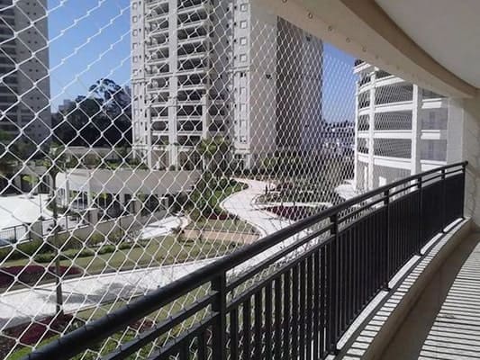 Rede de proteção em Bertioga